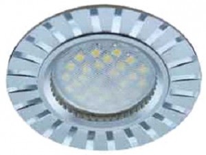 Ecola DL3183 MR16 GU5.3 св-к литой матовый Хром/Алюм FS1609EFF