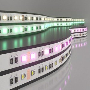 Elektrostandard лента св/д 24V 24W/m 850lm/m 60led/m 5050 IP20 MIX RGB/2K (5м цена 1м) 10мм a053701