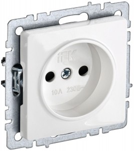 IEK BRITE мех. роз. СУ 1 мест. 10А белый (шторки) РСш10-2-БрБ BR-R13-10-K01
