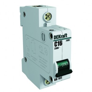 Schneider Electric DEKraft автоматический выкл. ВА-101 1P  6А 4,5kA х-ка С 11052DEK