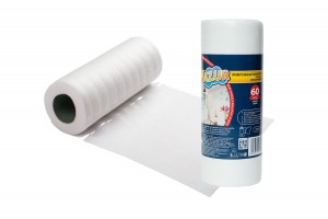 Салфетка д/уборки в рулоне 21*24см, вискоза, 60шт/уп, 920390 AZUR