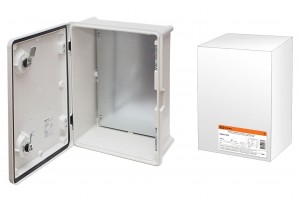TDM Щит антиванд. пласт. ЩМПП-1-1, GRP, IP65, IK10 (-50 до +70С), навес. (400х300х170) SQ0925-0