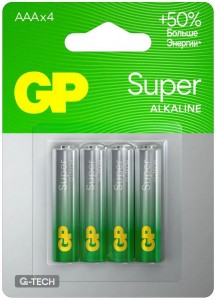 Э/п GP Super G-TECH 24A LR03/286 BL4