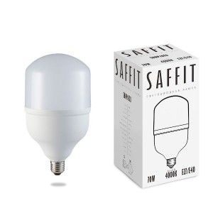 Saffit высокомощн. 70W(6500lm) E27-E40 4000K 4K 220x140 SBHP1070 55098