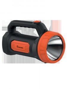 Космос фонарь-прожектор Accu9103W (акк.4V1,2Ah) LED 3W(150lm),черно-оран/пластик,2 реж. з/у 220v