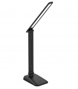 Ultraflash UF-732 С02 св-к св/д настольный 7W(350lm) 6500K сенсор, 3 ур.ярк, черный