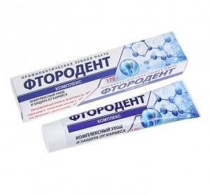 Зубная паста Фтородент МК, туба 170гр