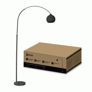 ASD/InHome св-к напольный торшер ТНО 05Ч 60W Е27 черный 200x1000x1850 9199