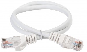 ITK коммутац. шнур (патч-корд), кат.5Е UTP, 2м, белый