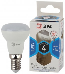 ЭРА R39 E14 220V 4W(350lm) 4000K 4K 67x39 R39-4w-840-E14 6261