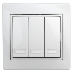 Intro Plano выкл. СУ 3 кл. 10А, 250В, белый, 1-106-01, Б0053788