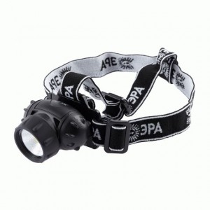 ЭРА фонарь налобный (105lm) 3W, 3 реж., 20ч раб., луч 30м, 3xAAA, IP44 GB-410 5091