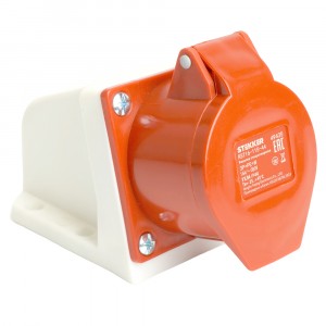 STEKKER силовая розетка СЕЕ стационарная ST-115 16А 380В 3P+PE+N IP44, RST16-115-44 49435