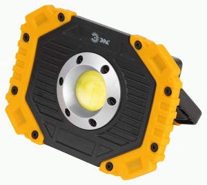 ЭРА фонарь-прожектор  "Практик" 15 W 800lm аккум. 4800mAh красн.реж. COB 6 реж IP44 PA-802 9858