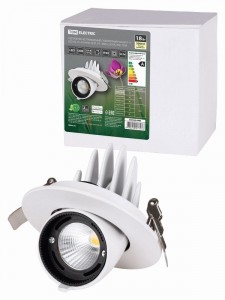 TDM св-к св/д встр.поворот."Акцент-1" LED DSL-01-018-WW 18 Вт, 24°,3000 К, 90 Ra, IP40 SQ0369-0400