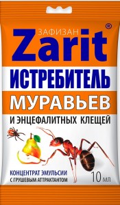 Зафизан 10мл. От муравьев и клещей (обраб. террит.) (циперметрин+хлорпирифос)Истребитель Дюшес ZARIT
