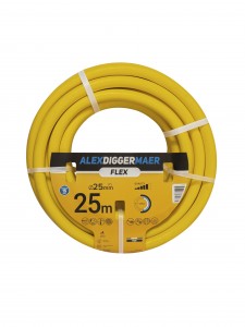 Шланг Резиновый ТЭП 1" 25мм, 25м, 3-сл, армир, желтый,-50+60,5 АТМ,SunnyFlex,Alex Diggermaer,AD52525