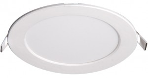 Jazzway св-к встр. св/д даунлайт 9W(600lm) 4000 4K круг 145(125)x20 белый PPL-R IP40 .5008502A