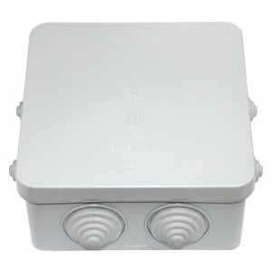 Bylectrica кор. распред. 100х100х55,3мм ОУ IP55, 7 вводов КМ-234
