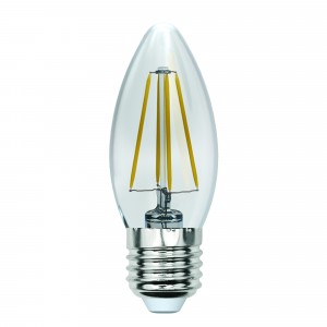 Uniel Sky свеча C35 E27 13W (1150lm 360°) 4000K 4K филамент прозрачная LED-C35-13W/4000K/E27/CL