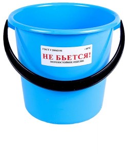 Ведро 5л, подходит д/пищевых продуктов (ПНД) В5-02, микс, ОНЕСТ