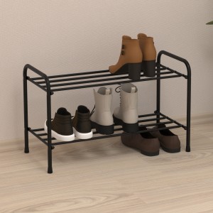 Подставка д/обуви Альфа22 (2полки) 63*30*40см (черный) до 120кг ПДОА22Ч ЗМИ