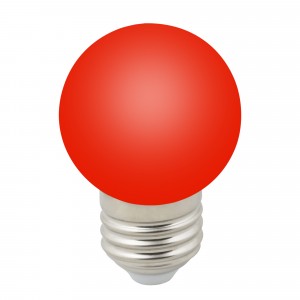 Лампа св/д Volpe шар G45 E27 1W красная д/гирлянды "Белт Лайт" LED-G45-1W/RED/E27/FR/С