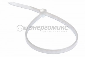 REXANT хомут нейлоновый белый 3,6х300 (уп. 100шт., цена за уп.), 07-0300