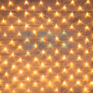 Гирлянда-сетка 180LED т.-бел. 1,8*1,5м, 8реж, IP20, 15W  215-136 Neon Night