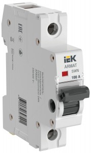 IEK ARMAT выключатель-разъединитель (нагрузки) SWN 1P 100А AR-SWN-1-100