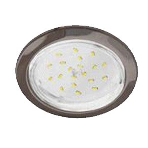 Ecola GX53 H4-GL св-к глубокий Черный хром 48x106 FB53GLECB