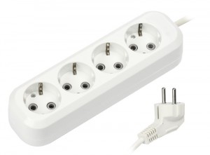 SmartBuy сет. удл. ПВС 3х1 4 роз.  5 м 16А земля (корпус АБС-пластик) SBE-16-4-05-Z