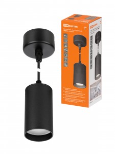 TDM св-к спот подвесной GU10 max40W IP20 "Ирис" черный SQ0356-0405