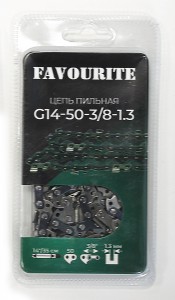 FAVOURITE Цепь пильная 14"/35см 3/8" 1,3мм 50зв. RS G14-50-3/8-1.3