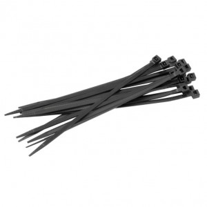 EKF хомут нейлон черный 3,6х370 (уп. 100шт, цена за 1уп) Basic plc-cb-3.6x370