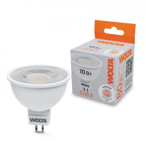 WOLTA лампа св/д WSTD MR16 с линзой угол 60° 10W(800lm) 4000К 4K GU5.3 WSTD-MR16-220V10W4KGU5.3-L
