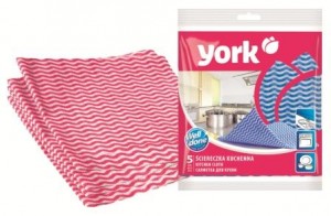 Салфетка для кухни 35*35см, вискоза, 5шт/уп, цена за уп., Макарена 021030 York