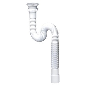 САНДЕСАНТ (AKVATER) Гофросифон 1 1/4 "х 40/50 удлинённый 1200 мм, F213-20-АК