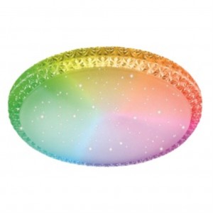 LEEK св-к св/д декоративный 60W(4800lm) RGB Мистерия d395x62мм IP22 СЛЛ LE061210-006