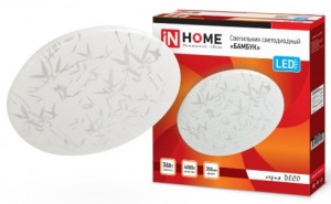 ASD/InHome св-к св/д декоративный 36W(2340lm) 4000К 4K 350x55 IP40 DECO БАМБУК 5049