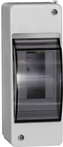 IEK бокс КМПн 2/2 c прозр. крышкой 2 мод. наружн. уст. опломбировка белый IP30 MKP42-N-02-30-20