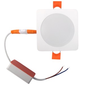 GENERAL св-к встр. св/д даунлайт DECO 7W(620lm) 4500K 4К квадрат белый IP40 85(70)x32 42375