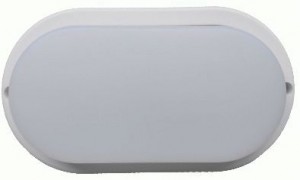 Ecola св-к ЖКХ св/д 12W 6500K 6K Овал 160x90x45 мат. бел. IP65 ДПП DPLD12ELC