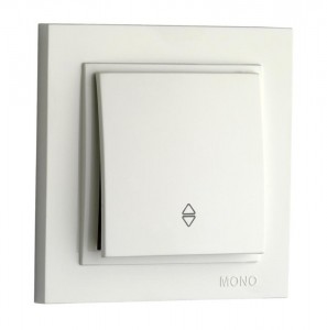 MONO Despina выкл. СУ 1 кл. проход. 10A бел. (корп. ABS) 102-190025-109