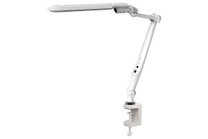 Camelion KD-830 C01 св-к св/д настольный 10W(600lm) 3000-6000K сенсор/диммер, струбцина белый