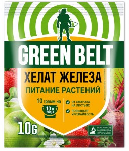 Хелат железа 10гр. (увеличивает урожайность) микроудобрение, пакет Грин Бэлт 04-507