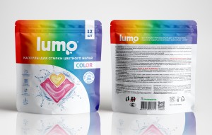Капсулы для стирки цветного белья 12шт Lumo СТ-55