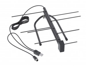 Антенна комнатная BAS-5133-USB Меркурий 3.0 активная,17db,питание от USB-инжектора (в/к), кабель 2 м