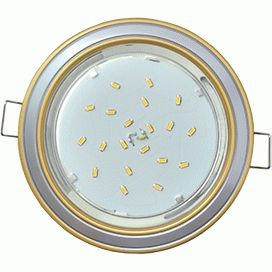 Ecola GX53 H4 Квадрат плоский св-к Белый матовый 41x106 FQ53N4ECB
