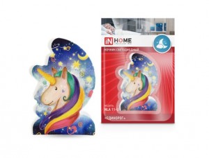 ASD/InHome Ночник св/д NLA 11-U ЕДИНОРОГ 0.5W с выключателем 230V 6618